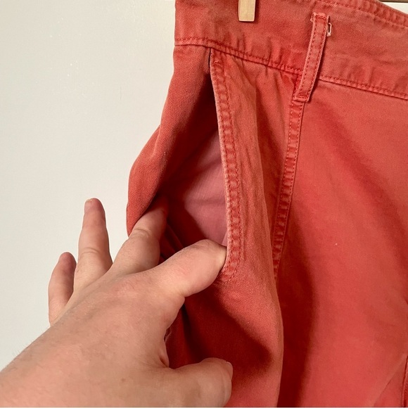 Gap Ultra High Rise Hemp and Cotton Shorts Pink Size 12 Tall - Picture 2 of 6